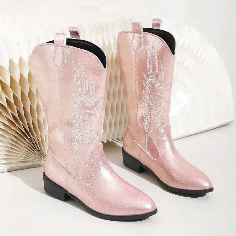 CATALINA Cowgirl Boots - Yehaw | Pink - Yehaw