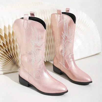 CATALINA Cowgirl Boots - Yehaw | Pink - Yehaw