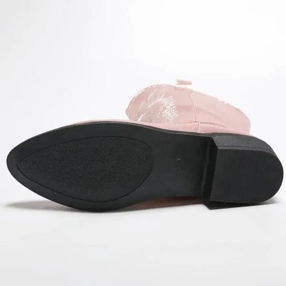 CATALINA Cowgirl Boots - Yehaw | Pink - Yehaw