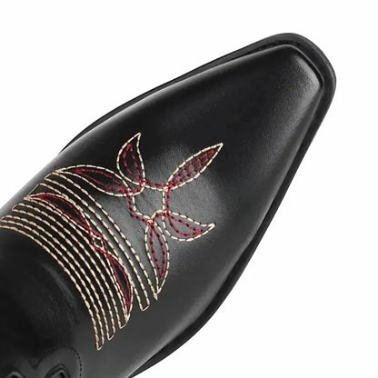 CECILIA Cowgirl Boots - Yehaw | Black - Yehaw