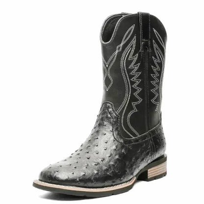 CHARRO Mens Cowboy Boots - Yehaw | Black - Yehaw 