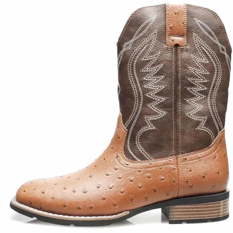 CHARRO Mens Cowboy Boots - Yehaw | Brown - Yehaw 