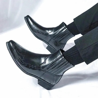 CHUCK Mens Cowboy Boots - Yehaw | Black - Yehaw