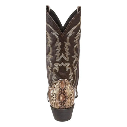 CLAY Mens Cowboy Boots - Crocodile PU leather | Stable and Strong - Yehaw