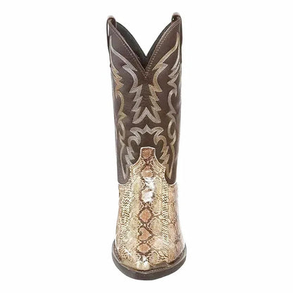 CLAY Mens Cowboy Boots - Yehaw | Gold - Yehaw 