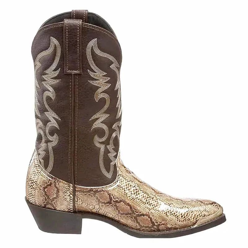 CLAY Mens Cowboy Boots - Yehaw | Gold - Yehaw 