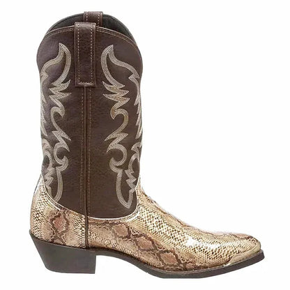 CLAY Mens Cowboy Boots - Yehaw | Gold - Yehaw 