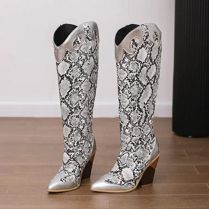 CLEMENTINE Cowgirl Boots - Yehaw | Silver - Yehaw