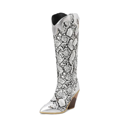 CLEMENTINE Cowgirl Boots - Yehaw | Silver - Yehaw