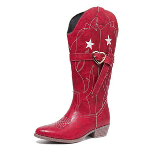 CORA Cowgirl Boots - Yehaw | Red - Yehaw
