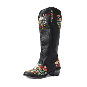 DAISY Cowgirl Boots - Resistant PU leather | Elegance & Stability - Yehaw