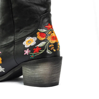 DAISY Cowgirl Boots - Resistant PU leather | Elegance & Stability - Yehaw