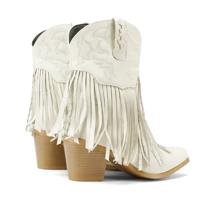 DALIA Cowgirl Boots - Yehaw | Beige - Yehaw
