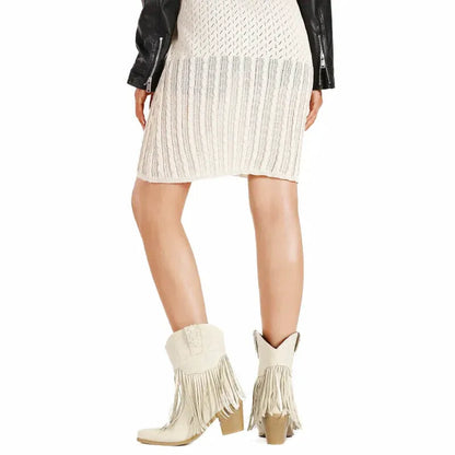 DALIA Cowgirl Boots - Yehaw | Beige - Yehaw