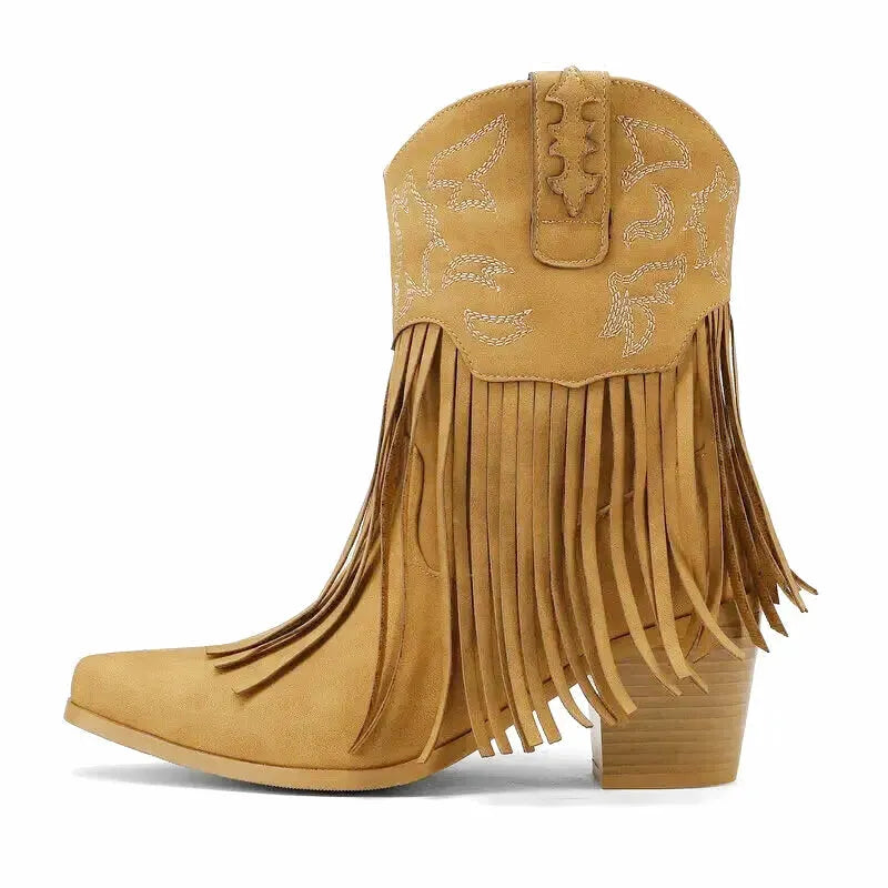 DALIA Cowgirl Boots - Yehaw | Brown - Yehaw