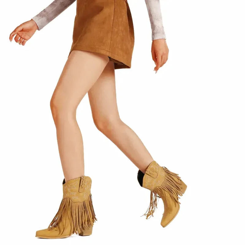 DALIA Cowgirl Boots - Yehaw | Brown - Yehaw