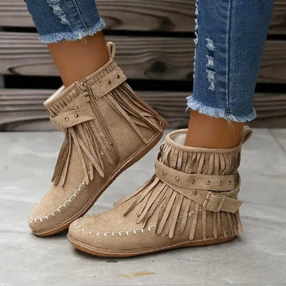 DELLA Cowgirl Boots - Yehaw | Beige - Yehaw