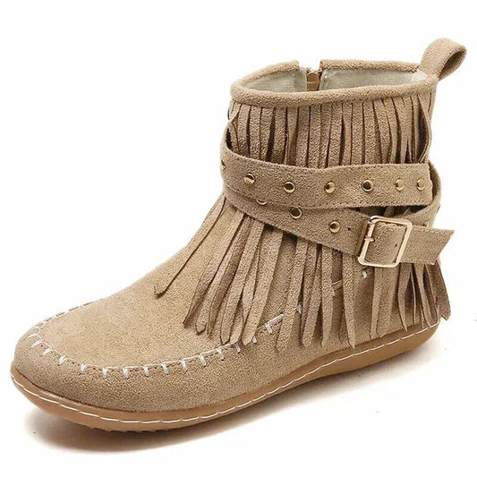 DELLA Cowgirl Boots - Yehaw | Beige - Yehaw 