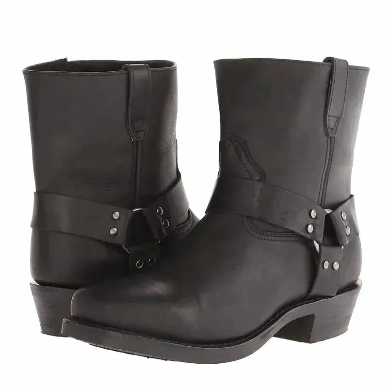 DENVER Mens Cowboy Boots - Yehaw | Black - Yehaw