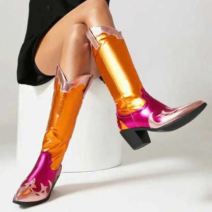 DIANA Cowgirl Boots - Yehaw | Gold - Yehaw