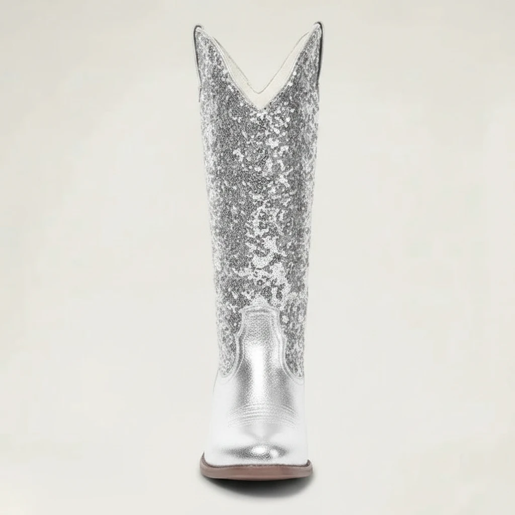 GRACE Cowgirl Boots - Yehaw | Silver