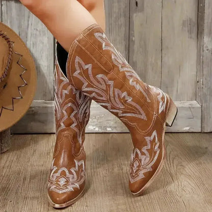 FANNY Cowgirl Boots - Yehaw | Brown - Yehaw