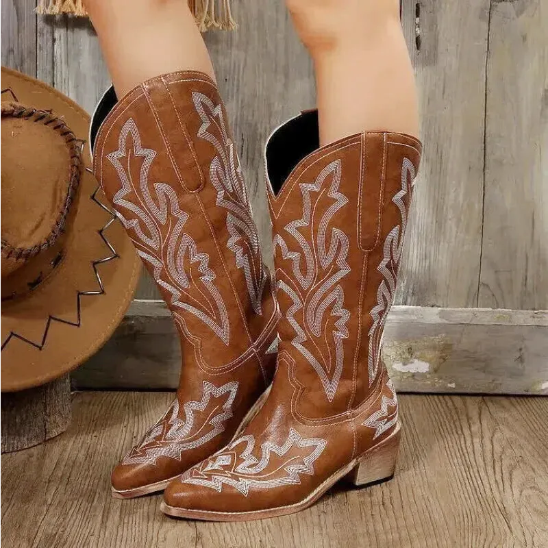 FANNY Cowgirl Boots - Yehaw | Brown - Yehaw