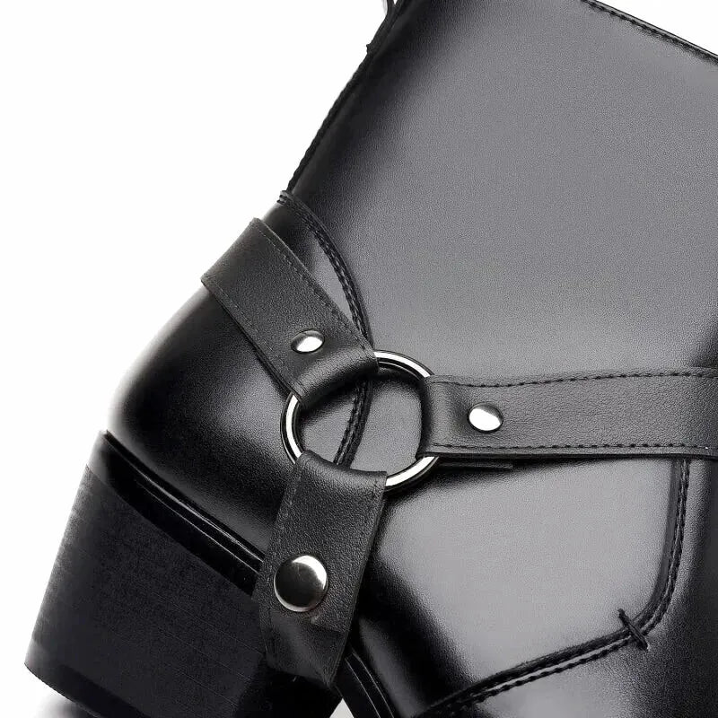 GEORGE Mens Cowboy Boots - Yehaw | Black - Yehaw