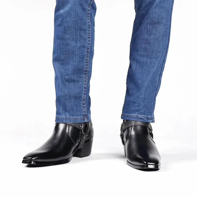 GEORGE Mens Cowboy Boots - Yehaw | Black - Yehaw