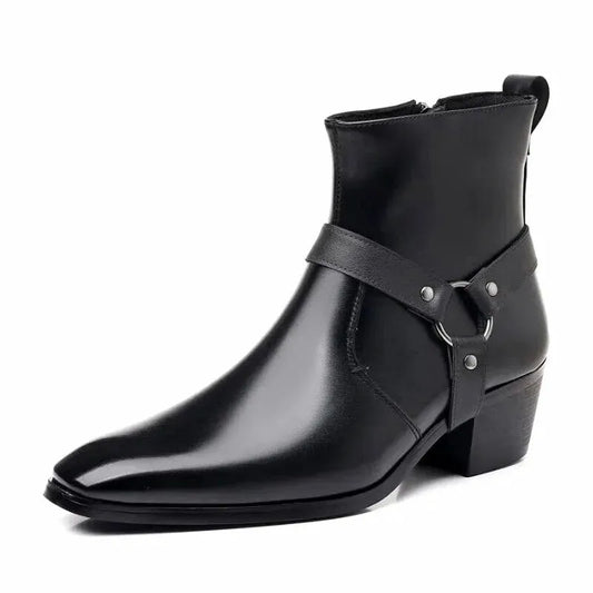 GEORGE Mens Cowboy Boots - Yehaw | Black - Yehaw