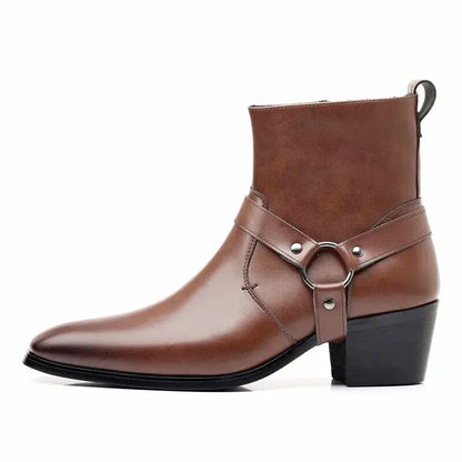 GEORGE Mens Cowboy Boots - Yehaw | Brown - Yehaw
