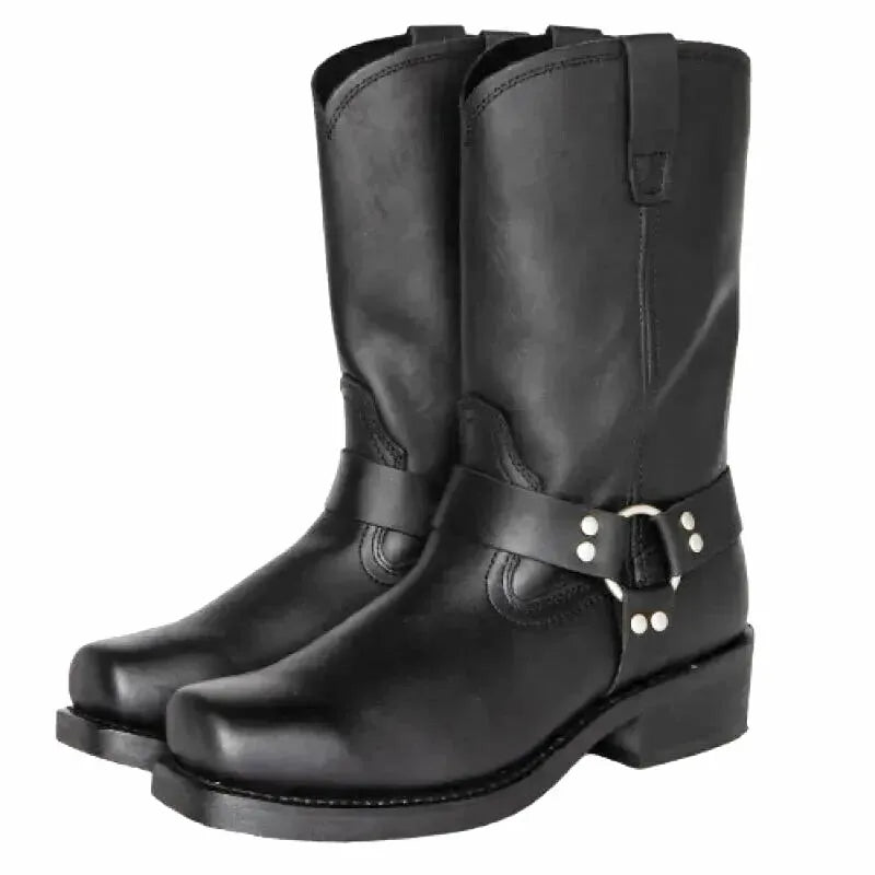 GHOST Mens Cowboy Boots - Yehaw | Black - Yehaw