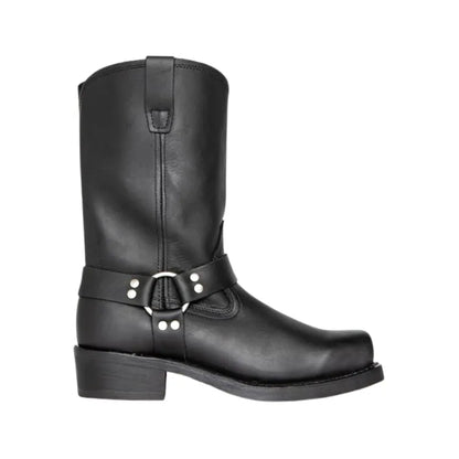 GHOST Mens Cowboy Boots - PU Leather | Reliable & Clean Look - Yehaw