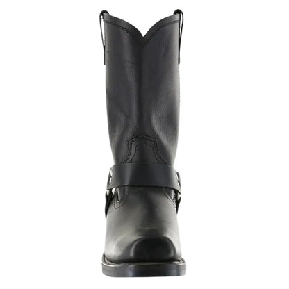 GHOST Mens Cowboy Boots - PU Leather | Reliable & Clean Look - Yehaw