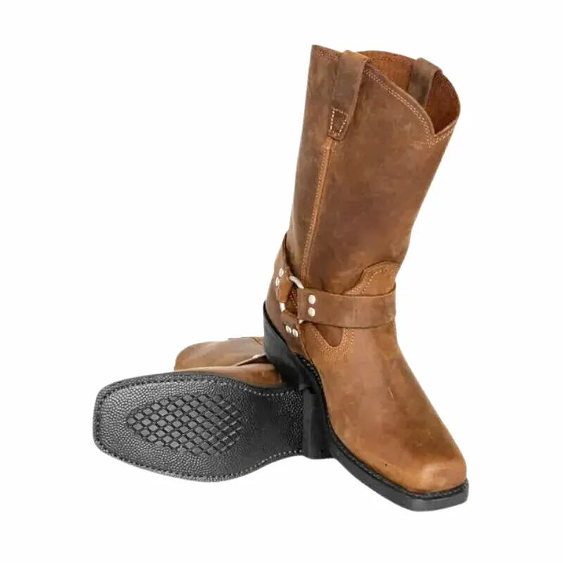 GHOST Mens Cowboy Boots - Yehaw | Brown - Yehaw