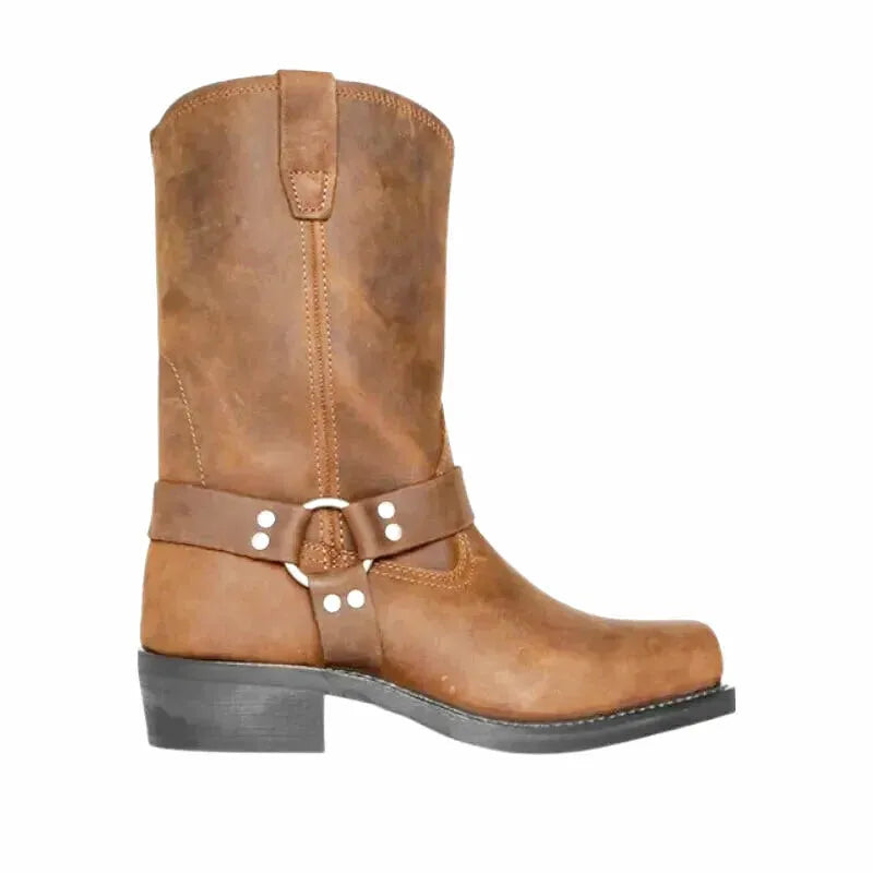 GHOST Mens Cowboy Boots - Yehaw | Brown - Yehaw
