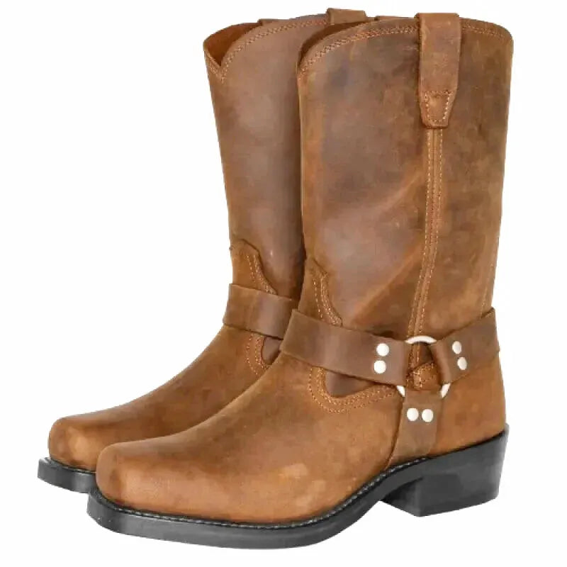GHOST Mens Cowboy Boots - Yehaw | Brown - Yehaw
