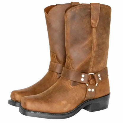 GHOST Mens Cowboy Boots - Yehaw | Brown - Yehaw
