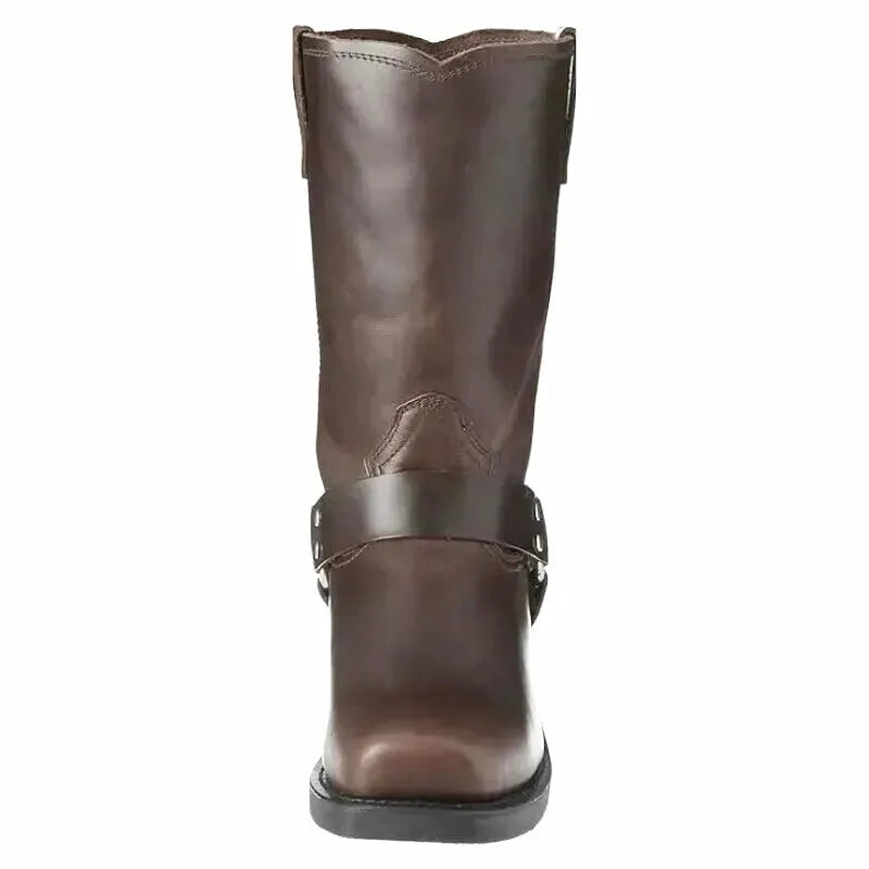 GHOST Mens Cowboy Boots - Yehaw | Dark Brown - Yehaw