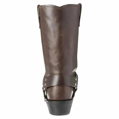 GHOST Mens Cowboy Boots - Yehaw | Dark Brown - Yehaw