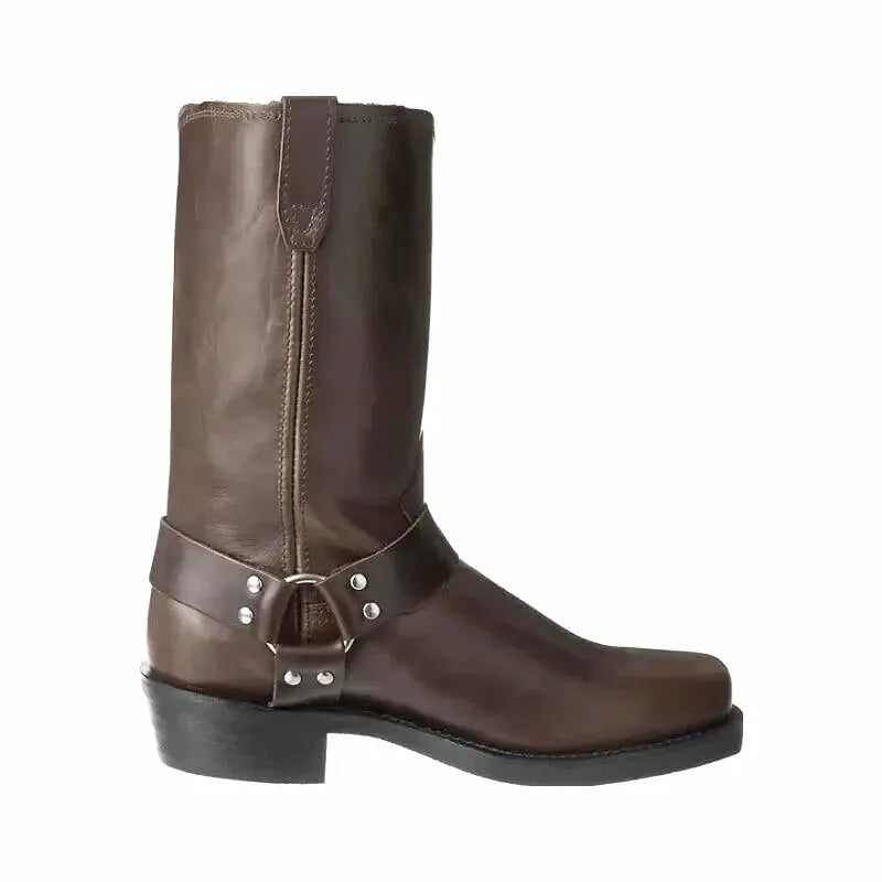GHOST Mens Cowboy Boots - Yehaw | Dark Brown - Yehaw
