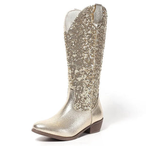 GRACE Cowgirl Boots - Yehaw | Gold - Yehaw