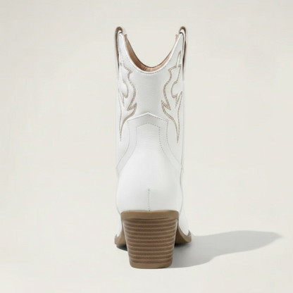 HATTIE Cowgirl Boots - Yehaw | White - Yehaw