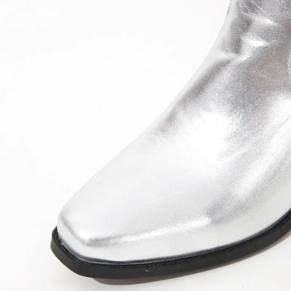 HAZEL Cowgirl Boots - Yehaw | Silver - Yehaw