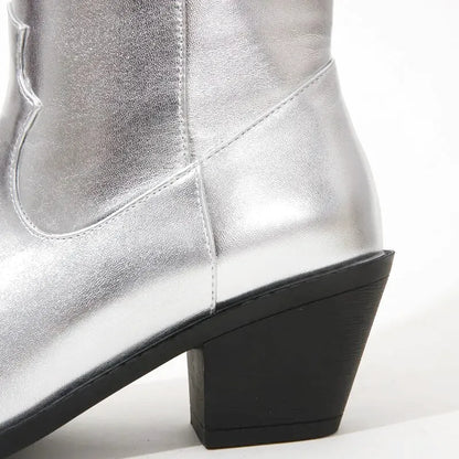 HAZEL Cowgirl Boots - Yehaw | Silver - Yehaw