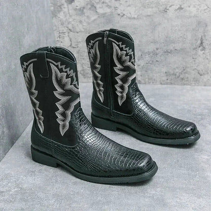 HECTOR Mens Cowboy Boots - Yehaw | Black - Yehaw