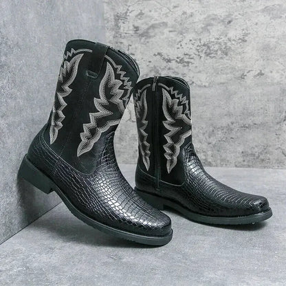 HECTOR Mens Cowboy Boots - Yehaw | Black - Yehaw