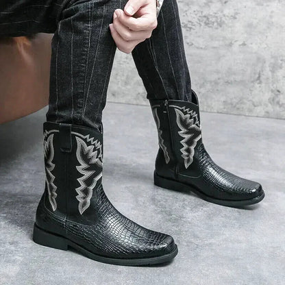 HECTOR Mens Cowboy Boots - Yehaw | Black - Yehaw