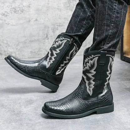 HECTOR Mens Cowboy Boots - Yehaw | Black - Yehaw