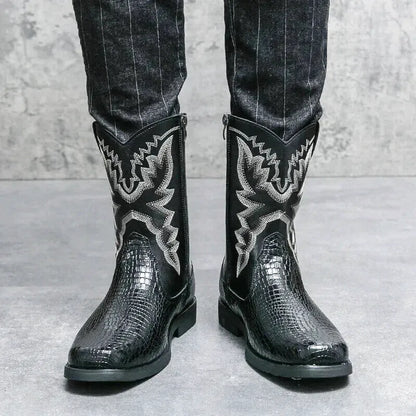 HECTOR Mens Cowboy Boots - Yehaw | Black - Yehaw